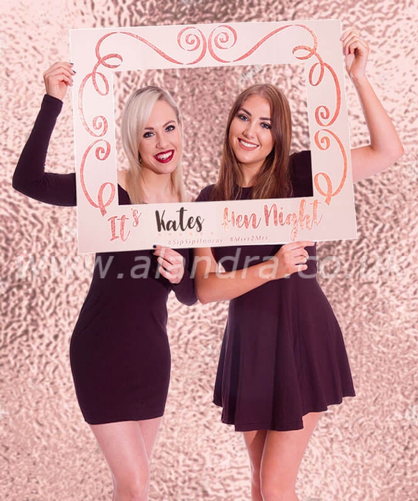 Personalised Rose Gold Hen Do Giant Photo Frame